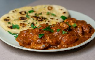 Curry and flatbread