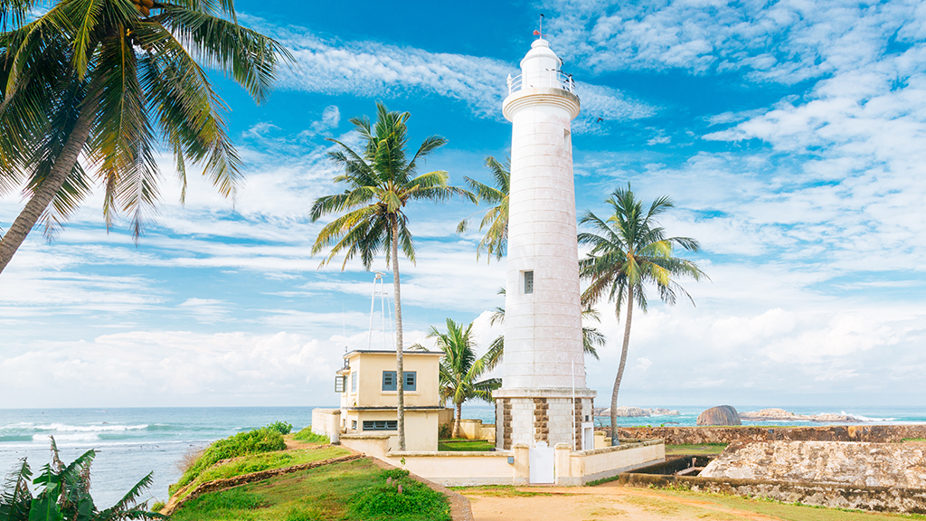 Galle Fort Lighthouse in Sri Lanka