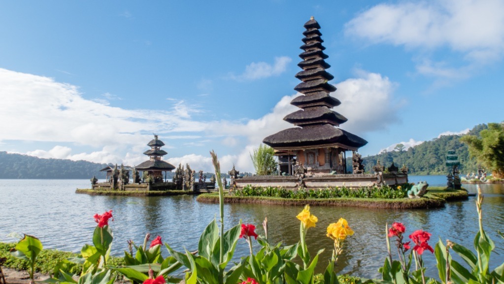 Floating Temple Indonesia